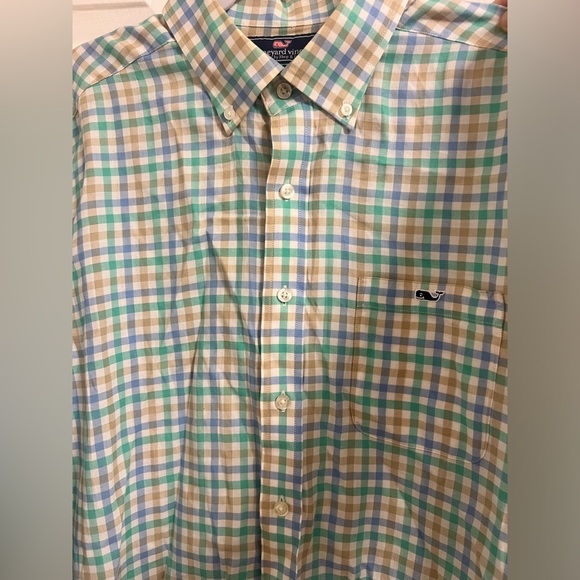 Vineyard Vines
SLIM FIT TUCKER SHIRT
BARBUDA GINGHAM
Size Large - Picture 3 of 4